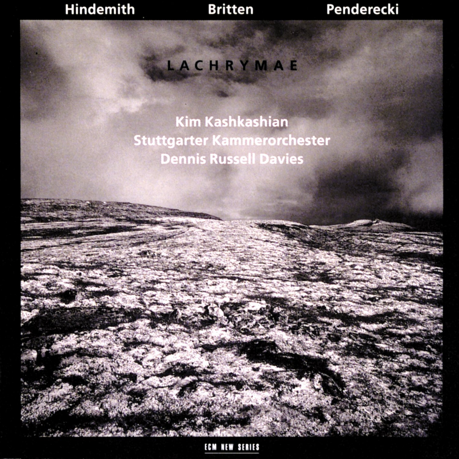 <p>Lachrymae<br />
Paul Hindemith/Trauermusik<br />
Benjamin Britten/Lachrymae op 48a<br />
Krzysztof Penderecki/Concerto for Viola<br />
and Chamber Orchestra</p>
