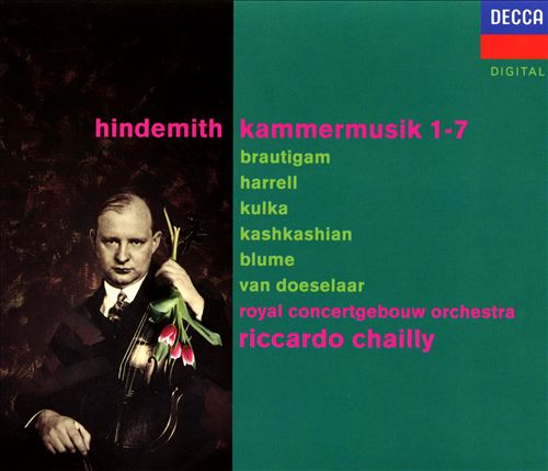 <p>Paul Hindemith<br />
Kammermusik No. 5 (double CD with complete Kammermusik)</p>
