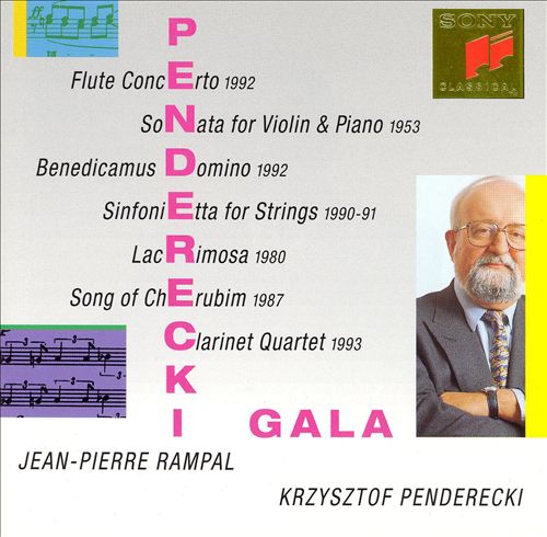 <p>Krzysztof Penderecki<br />
Quartet for clarinet and strings</p>
